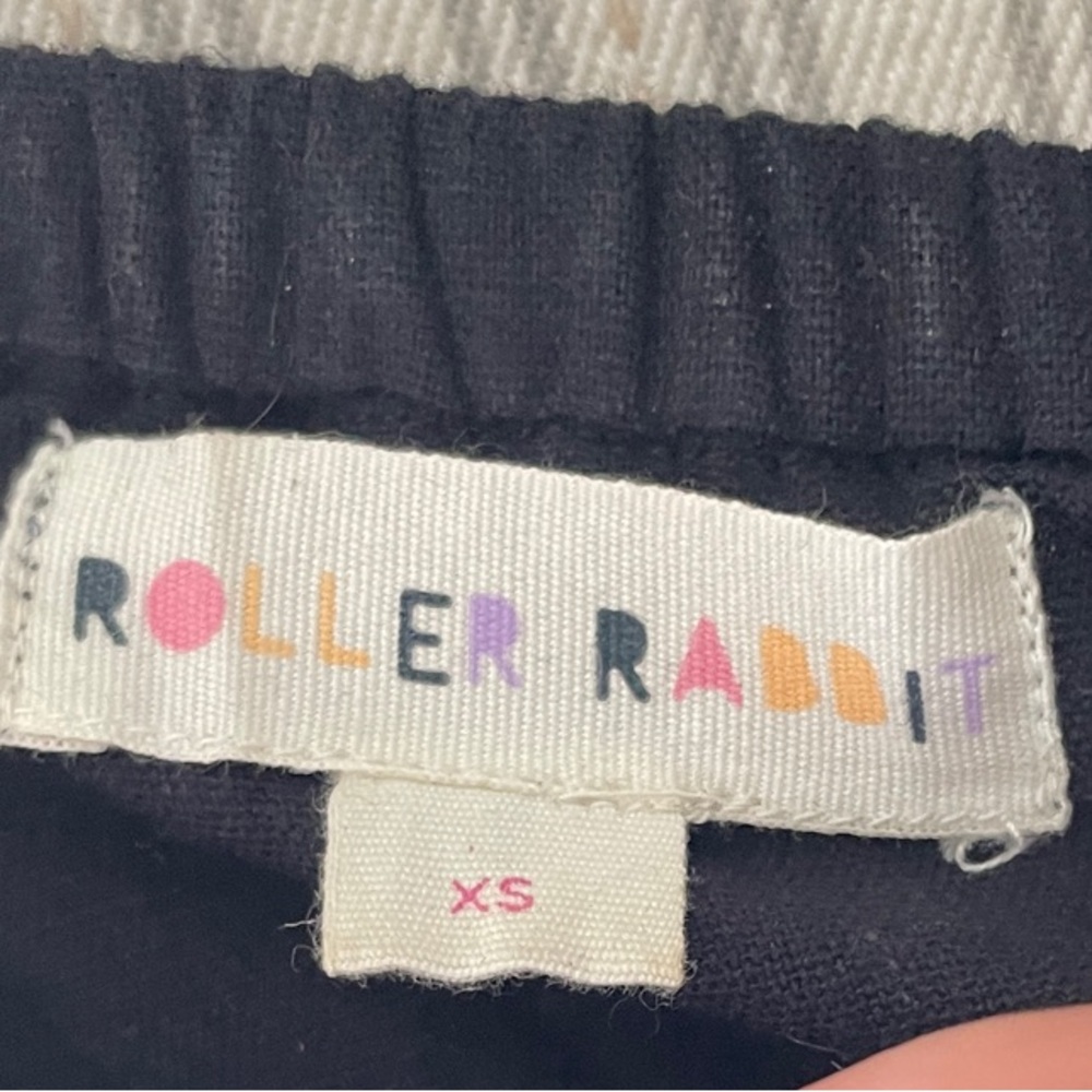 Roller Rabbit Black Maxi Dress with Blue and Green Accents - Picture 4 of 4